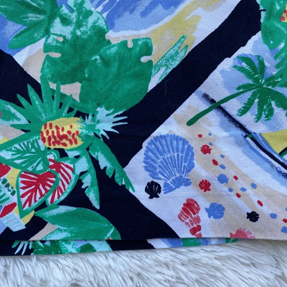 TALBOTS • Tropical Floral Flamingo Island Patterned Pencil Skirt Size 16 - Picture 4 of 13